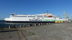 Scandlines-Hybridfähre „Berlin“ wieder in Betrieb auf Rostock-Gedser