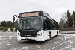 Batteriebetriebener Elektrobus von Scania (Foto: Scania)