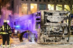 Busbrand – Schaden in Höhe von mehreren Hunderttausend Euro