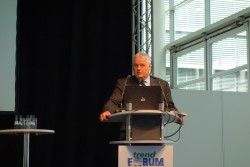 Der RBI-Sicherheitsbeauftragte Johannes Hübner auf dem RDA Trend-Forum am 07. Juli. (Foto: Bus Blickpunkt)