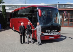 Setra liefert neue Omnibusse an drei Busunternehmen