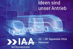 Die IAA Nutzfahrzeuge 2016 steht unter dem Motto "Driven by Ideas"