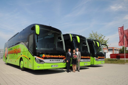 Drei neue S 516 HD/2 der Setra ComfortClass für Hörmann Reisen