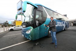 Flixbus weiht vollelektrischen Fernbus ein