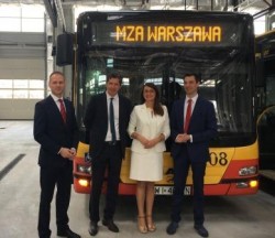 110 erdgasbetriebene Busse von MAN für Warschau