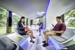 Innenraum des Futurebus von Mercedes-Benz (Foto: Daimler)