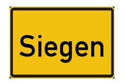 Ortsschild von Siegen