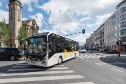 Elektrobus Volvo 7900 E in Differdingen (Foto: Volvo Bus Corporation)