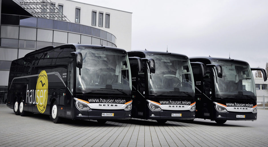 Hauser Reisen stellt Fuhrpark auf Setra um