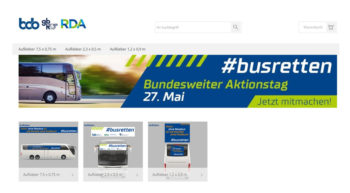 Screenshot: Online-Shop Aktion Busunternehmen retten
